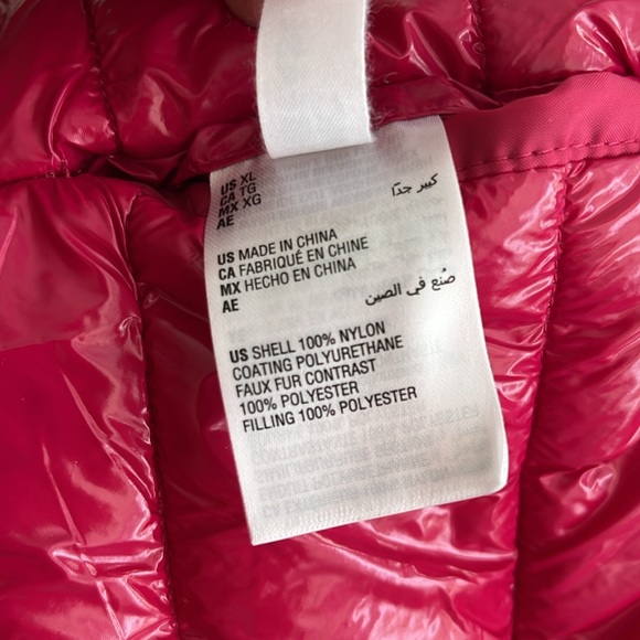 Epic Threads girls reversible puffer vest rasberry/pink XL - Picture 3 of 5